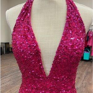 Ashley Lauren Fuchsia Dress, Sz 6